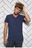 B&C - Unisex V nyakú Triblend Póló TM057 - B&C - Unisex V nyakú Triblend Póló - B&C