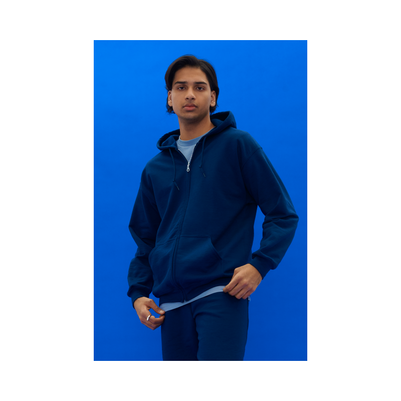 GI18600 - HEAVY BLEND™ FELNŐTT VÉGIG CIPZÁROS KAPUCNIS PULÓVER - Gildan