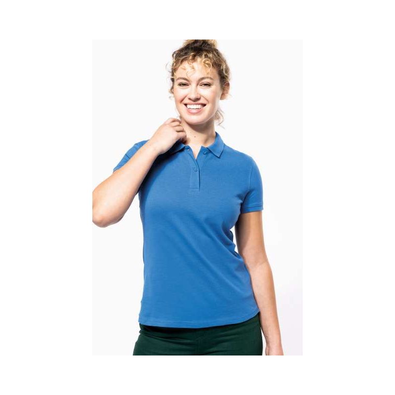 NŐI ORGANIKUS 180 PIQUÉ PÓLÓING KA2026 - NŐI ORGANIKUS 180 PIQUÉ PÓLÓING - Kariban