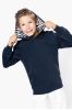 UNISEX GYERMEK KONTRASZTOS MINTÁJÚ KAPUCNIS PULÓVER KA4014 - UNISEX GYERMEK KONTRASZTOS MINTÁJÚ KAPUCNIS PULÓVER Kép 1.