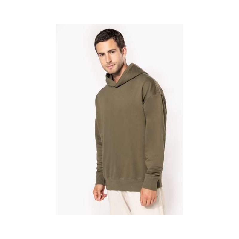 UNISEX OVERSIZED POLÁR KAPUCNIS PULÓVER KA4018 - UNISEX OVERSIZED POLÁR KAPUCNIS PULÓVER - Kariban