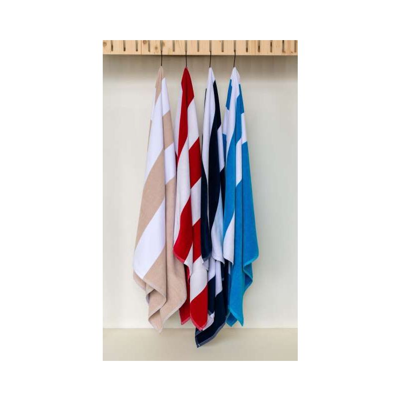 OLV4030 - OLIMA „CLASSIC MARINE” BEACH VELOUR TOWEL - Olima