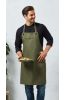PR121 - ‘BARLEY’ CONTRAST STITCH SUSTAINABLE BIB APRON - Premier