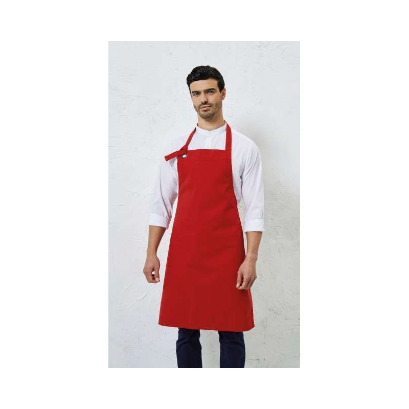 PR130 - 'CALIBRE' HEAVY COTTON CANVAS BIB APRON - Premier