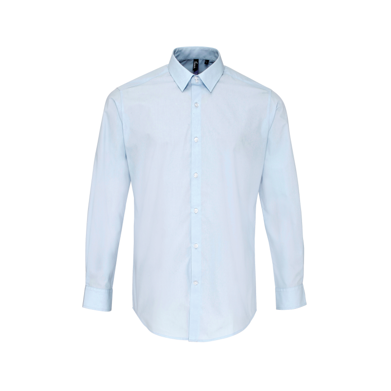 MEN'S POPLIN SUPREME LONG SLEEVE SHIRT PR207 - MEN'S POPLIN SUPREME LONG SLEEVE SHIRT - Premier