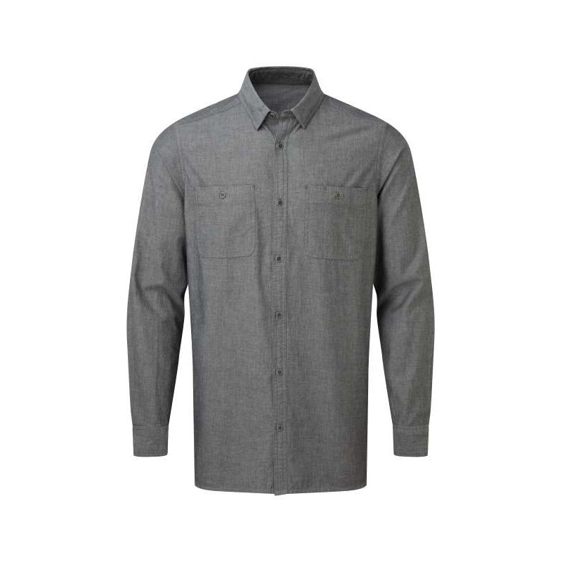PR247 - MEN'S ORGANIC CHAMBRAY FAIRTRADE SHIRT - Premier