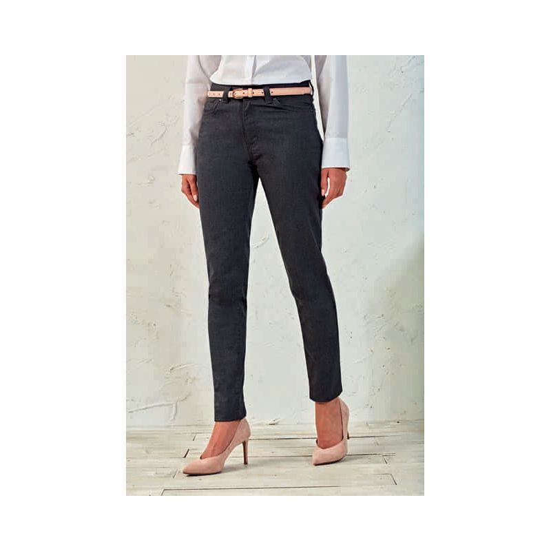 LADIES' PERFORMANCE CHINO JEANS PR570 - LADIES' PERFORMANCE CHINO JEANS - Premier