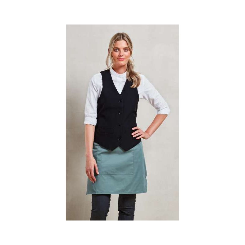 WOMEN'S LINED POLYESTER WAISTCOAT PR623 - WOMEN'S LINED POLYESTER WAISTCOAT - Premier