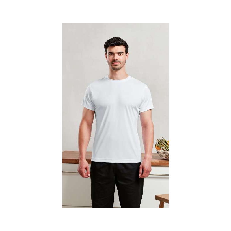 PR649 - COOLCHECKER® CHEF’S T-SHIRT (MESH BACK) - Premier