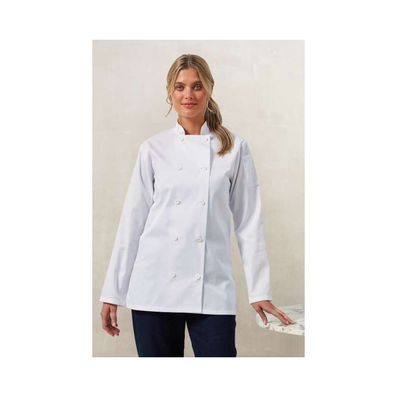 PR671 - WOMEN'S LONG SLEEVE CHEF'S JACKET - Premier