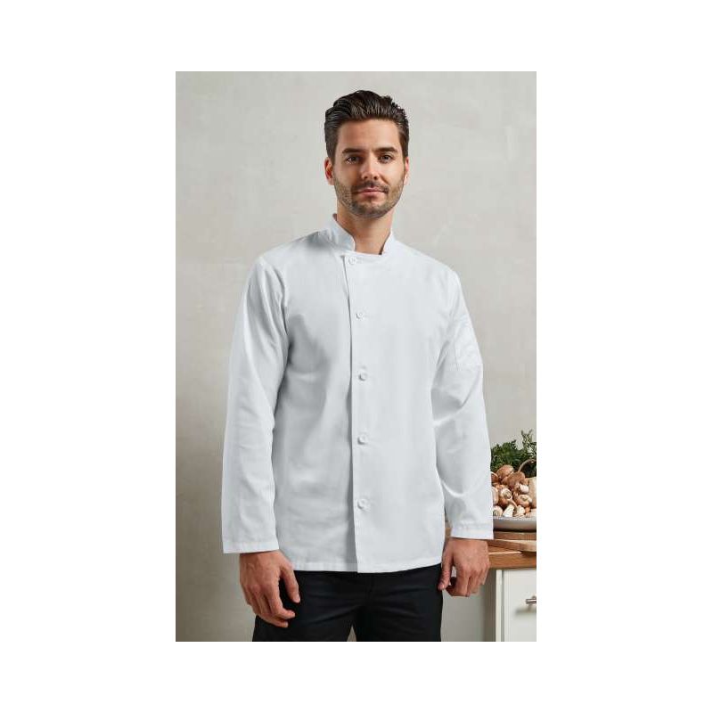 'ESSENTIAL' LONG SLEEVE CHEF'S JACKET PR901 - 'ESSENTIAL' LONG SLEEVE CHEF'S JACKET - Premier