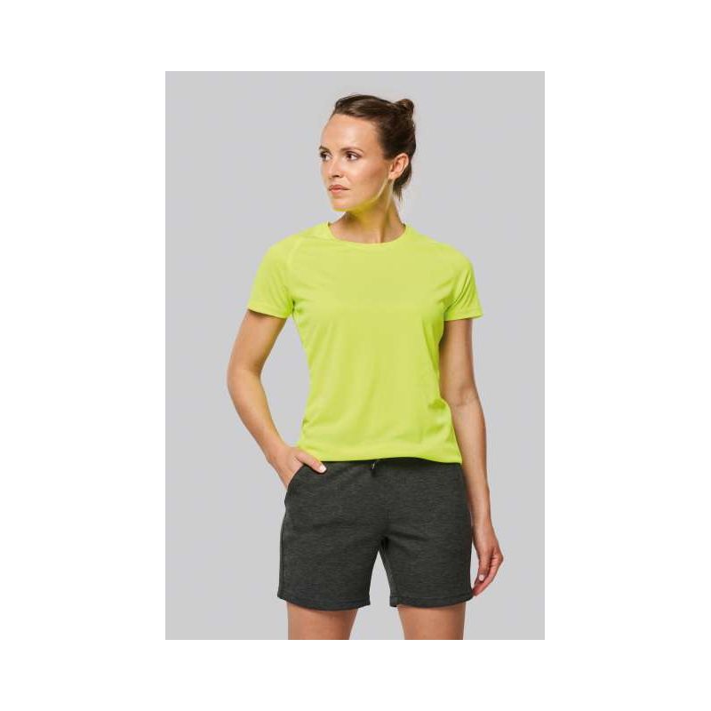 LADIES' RECYCLED ROUND NECK SPORTS T-SHIRT PA4013 - LADIES' RECYCLED ROUND NECK SPORTS T-SHIRT - Proact