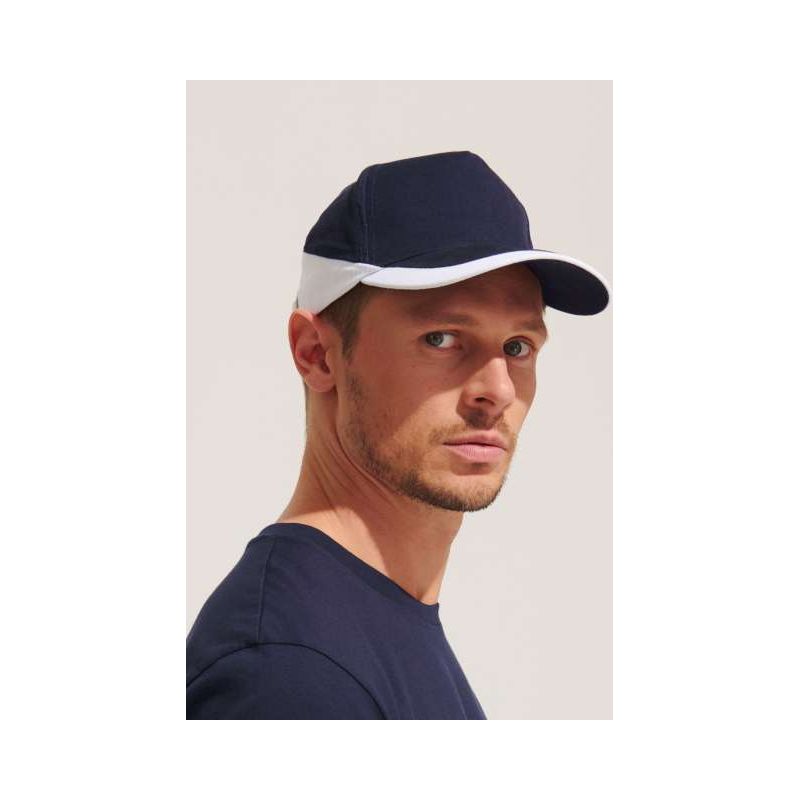 SOL'S BOOSTER - 5 PANEL CONTRASTED CAP SO00595 - SOL'S BOOSTER - 5 PANEL CONTRASTED CAP - SOL'S