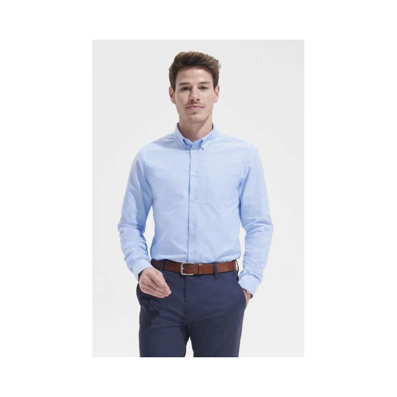 SOL'S BOSTON FIT - LONG SLEEVE OXFORD MEN'S SHIRT SO02920 - SOL'S BOSTON FIT - LONG SLEEVE OXFORD MEN'S SHIRT - SOL'S